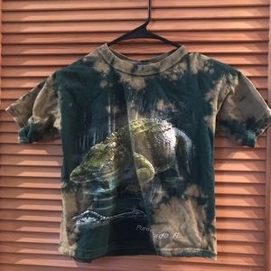 VINTAGE Children’s Tie Dye Florida Alligator Shirt